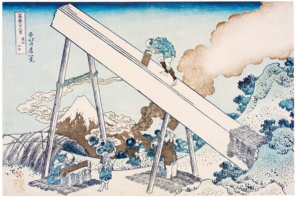 WOHNDESIGN Magazin Malers und Druckgrafikers Katshuhika Hokusai. 003